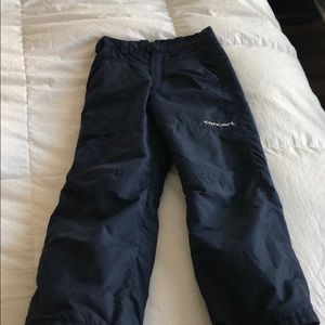 Boys navy blue snow pants size 8